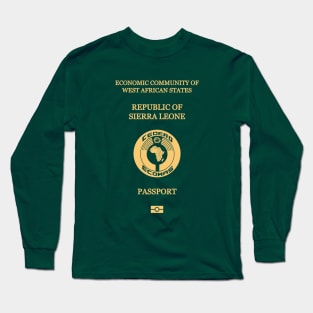 Sierra Leone passport Long Sleeve T-Shirt